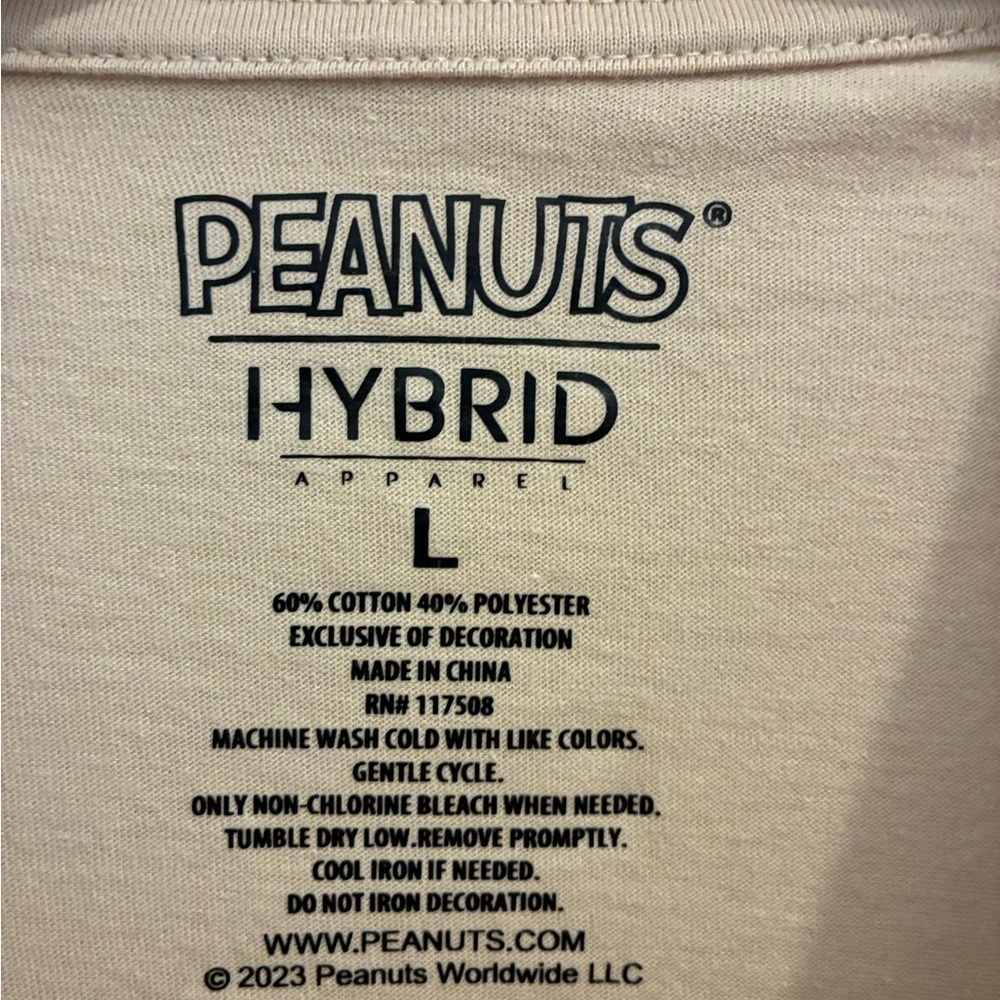 Hybrid Apparel Peanuts Graphic Tee Size L Unisex - Picture 2 of 3